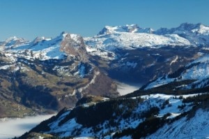 Le montagne della zona di Forstberg