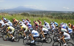 Il Giro verso l'Etna