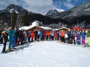 Bambini sulle montagne