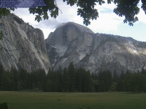 half dome rockfall