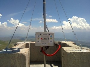 La stazione Share sulla Cresta della Portella