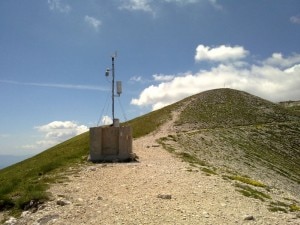 La stazione Share sulla Cresta della Portella