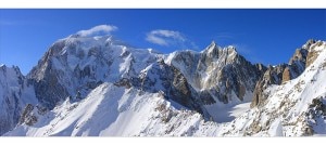 Il Monte Bianco (photo di Re Fiorentin Fernando courtesy www.paesaggiverticali.it)