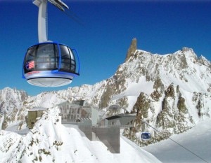 Le nuove funivie del monte Bianco (Photo Doppelmayr Garaventa ITALY)