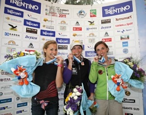 Podio femminile campionati mondiali Arco Podio femminile campionati mondiali Arco