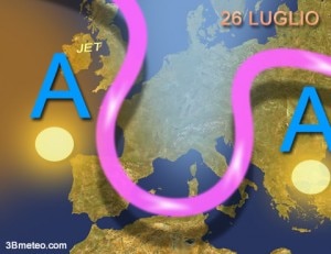 Situazione instabile fino a fine mese (Photo courtesy www.3bmeteo.com)