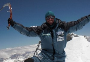 Álex Txikon sulla cima del Gasherbrum I 9 giorni fa (Photo Abc Team)