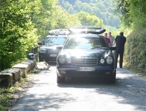 Incidente in Val Chisone (Photo courtesy Lastampa.it)