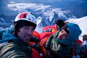 Monte Bianco, Hervé Barmasse, Iker and Eneko Pou (Photo H. Barmasse)