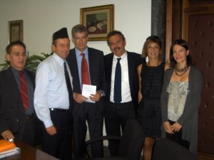 Professor Surendra Kafle - Francesco Profumo -Enrico Brugnoli - Paolo Bonasoni - Stefania Mondini -Anna Bocci