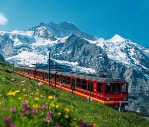 La ferrovia della Jungfrau (Photo courtesy of www.zurich.ibm.com)