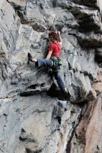 Adam Ondra in Valmalenco (Photo www.masinoclimbing.blogspot.com)