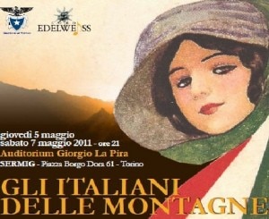 Locandina di "Gli italiani delle montagne" (Photo courtesy of www.coro-edelweiss.it)