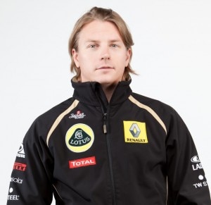 Kimi Raikkonen, pilota di Formula 1 per la scuderia Lotus-Renault (Photo courtesy of  www.lotusrenaultgp.com)