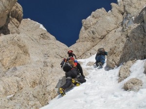 Gran Sasso, salita invernale al Corno Grande (Photo Stefano Ardito)