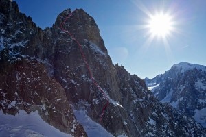 La parete nord del Petit Dru (Photo www.alpineexposures.com) La parete nord del Petit Dru (Photo www.alpineexposures.com)