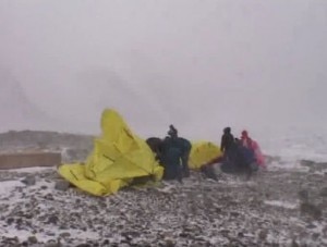 Russi al K2 sotto la tormenta Russi al K2 sotto la tormenta