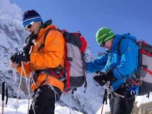 Simone Moro e Denis Urubko al Nanga Parbat (Photo Matteo Zanga - simonemoro.gazzetta.it)