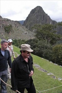 Bono visita Machu Picchu