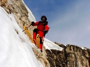 Hans Kammerlander sugli sci (Photo courtesy sarntal.com)