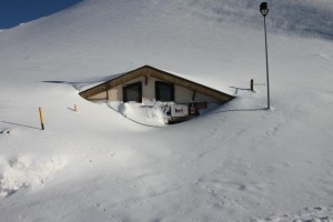 Rifugio Sapienza sotto la neve (Photo Rifugio Sapienza)