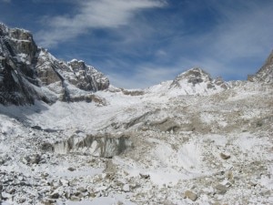 Il ghiacciaio del Chnagri Nup 