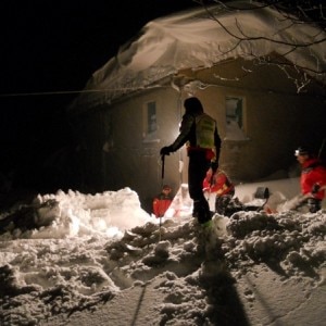 Le ricerche del Soccorso Alpino a Pietralunga (© CNSAS)