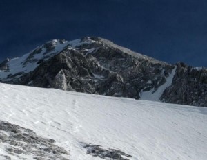 La cima del Gasherbrum I da campo 3 (Photo Adam Bielecki - polishwinterhimalaism.pl)