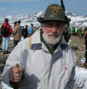 Mario Rigoni Stern sull'Ortigara nel 2006 in occasione dell'adunata degli Alpini (Photo courtesy of www.aidovicenza.it)