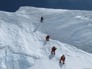 Prime cime all'Annapurna (Photo karakorumclimb.wordpress.com - Waldemar Niclevics)