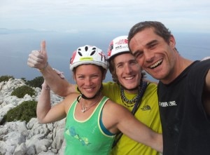 Caroline Ciavaldini, James Paerson e Pietro Dal Prà (Photo courtesy www.carolineciavaldini.com)