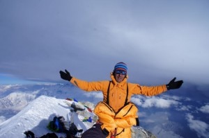 Giampaolo Corona in vetta al Dhaulagiri (photo courtesy G. Corona)