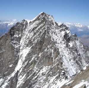 La cima del Täschhorn (Photo courtesy of www.4000er.de )