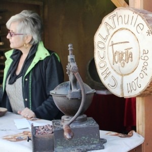 Uno degli stand della scorsa edizione di CHOCOLAThuile (Photo Laura Renieri courtesy of  www.theoldnow.it)