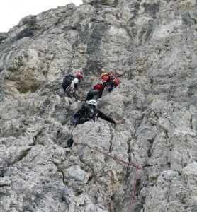 Via Gianleo sulla Croda Negra (Photo Luca Spoladore courtesy of https://plus.google.com/photos/117691893597190249246/albums?banner=pwa)