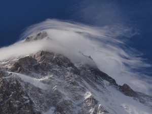 K2 sotto le nubi