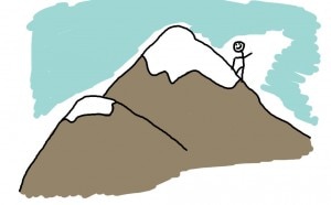 Un disegno dell'Everest (immagine d'archivio - non in concorso)