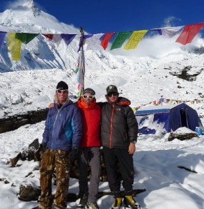 Glen Plake, Remy Lecluse e Greg Costa al Manaslu (Photo daily.epictv.com)