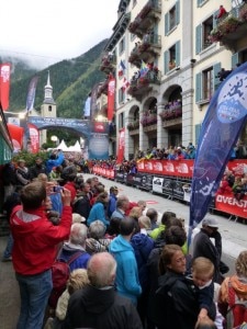 Chamonix, l'arrivo dell'UTMB (Photo courtesy A. Da Polenza)