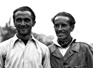 Vittorio Ratti e Gigi Vitali (Photo arch. famiglia Vitali courtesy www.modisca.com)