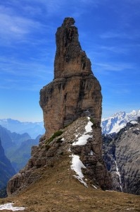 Campanile di Val Montanaia (Photo courtesy flickriver.com)