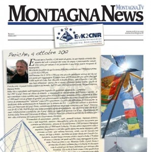 Montagna News - Speciale 25 anni Evk2Cnr