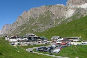 Passo Pordoi, arrivo della seconda tappa del Giro di Polonia 2013 (Photo courtesy of www.sellarondahotel.it)