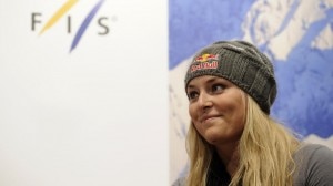 La sciatrice statunitense Lindsay Vonn (Photo Samuel Kubani/ Afp Photo/ Ntb Scanpix)