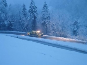 Le montagne di Isere questa mattina (photo courtesy ledauphine.com)