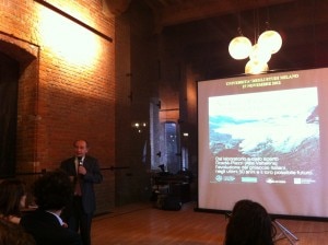 Claudio Smiraglia alla conferenza Università di Milano Claudio Smiraglia alla conferenza Università di Milano