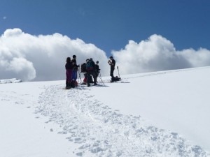 Scialpinisti sul Col de Léchaud (Photo courtesy of sectionrando.canalblog.com)