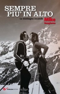 "Sempre piu in alto. La montagna secondo Mike Bongiorno" (copertina Vivalda editori)