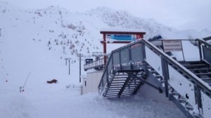 Il luogo in cui è avvenuta la valanga (Photo Jordan Guéant courtesy of France 3 Alpes)