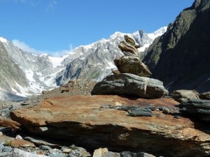 cairn e Col du Miage Monte Bianco